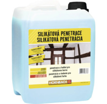 Kanister so silikátovou penetráciou na fasády na spevnenie a riedenie silikátových farieb vrátane loga Hornbach
