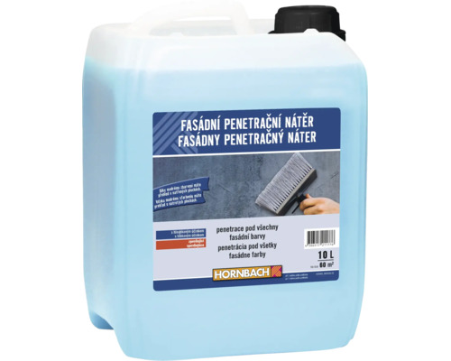 Hornbach fasádny penetračný náter kanister 10 litrov pre fasádne farby s hĺbkovým účinkom a spevňujúcimi vlastnosťami
