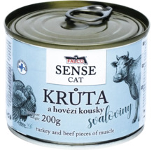 Konzerva Falco Sense Cat krmivo pre macky morcacie a hovadzie 200 gramov