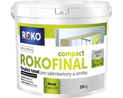 Vedro Roko Rokofinal Compact extra jemný finálny tmel na sadrokartón a omietky 15 kilogramov
