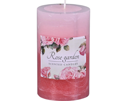 Valcová vonná sviečka Rose Garden s motívom ruží