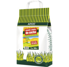 Trávna zmes Aros do sucha v balení 2 kilogramy pre 100 metrov štvorcových.