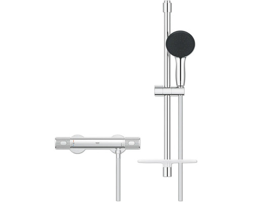 Sprchový set Grohe s termostatickou batériou, sprchovou tyčou a ručnou sprchou