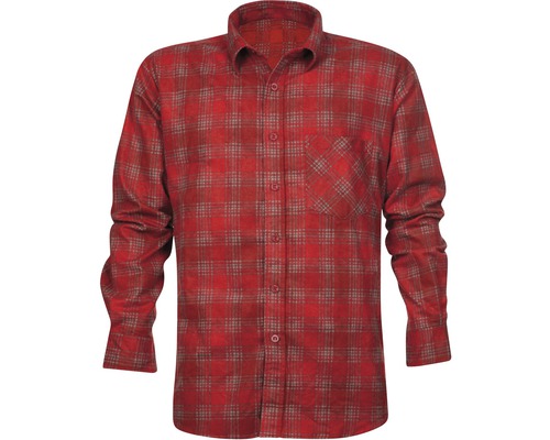 Flanelová košeľa URBAN,červená, veľkosť 39-40