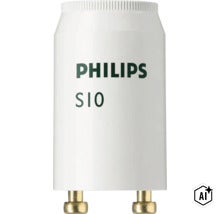 Štartér Philips S10 pre žiarivky (Image AI modified or generated)