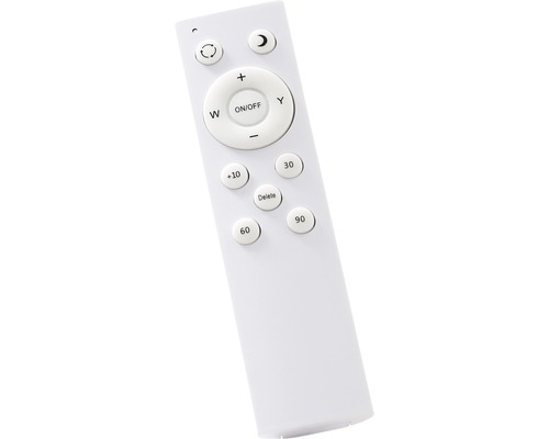 Biele diaľkové ovládanie na ovládanie svietidiel