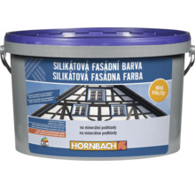 Vedro silikátovej fasádnej farby HORNBACH pre vonkajšie použitie na minerálne podklady.