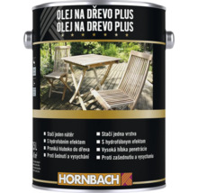 Plechovka Hornbach olej na drevo Plus pre záhradný nábytok na ošetrenie a ochranu