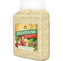 Drevovlna pod jahody a zeleninu v priehladnom plastovom obale