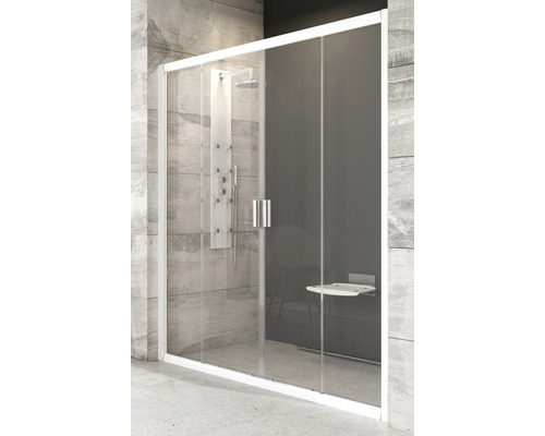 Sprchové dvere dvojkrídlové RAVAK Blix BLDP4-120 white+Transparent 190x117-121 cm 0YVG0100Z1 Sprchové dvere dvojkrídlové RAVAK Blix BLDP4-120 white+Transparent 190x117-121 cm 0YVG0100Z1
