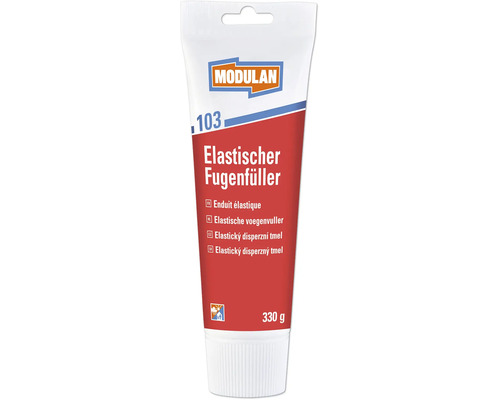 Elastický disperzný tmel Modulan 103 v tube s hmotnosťou 330 gramov pre použitie v interiéri