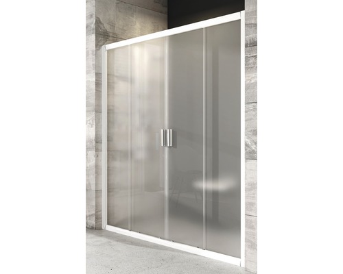 Sprchové dvere RAVAK Blix BLDP4-180 white+Grape 190x177-181 cm 0YVY0100ZG
