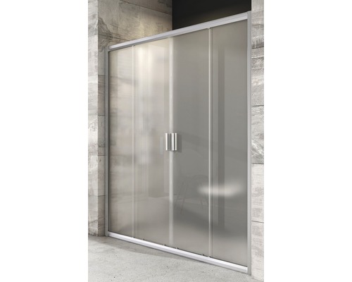 Sprchové dvere RAVAK Blix BLDP4-190 satin+Grape 190x187-191 cm 0YVL0U00ZG