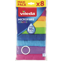 Vileda utierky z mikrovlákna maxi balenie s ôsmimi čistiacimi utierkami pre hygienickú čistotu