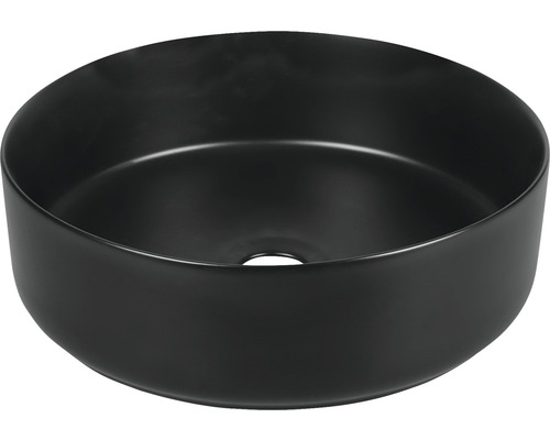 Umývadlo na dosku Differnz Mira sanitárna keramika čierna 36,5 x 36 x 12 cm 38.010.52