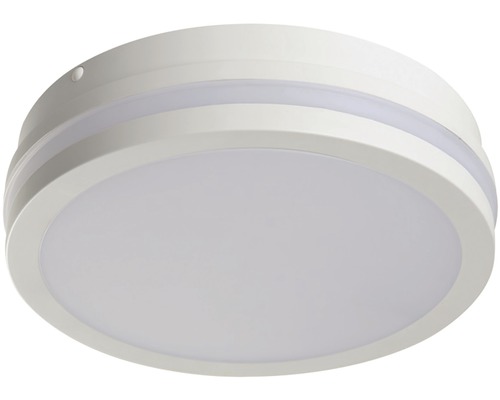 LED vonkajšie stropné svietidlo Kanlux 32944 BENO IP54 18W 1550lm 4000K biele so senzorom pohybu