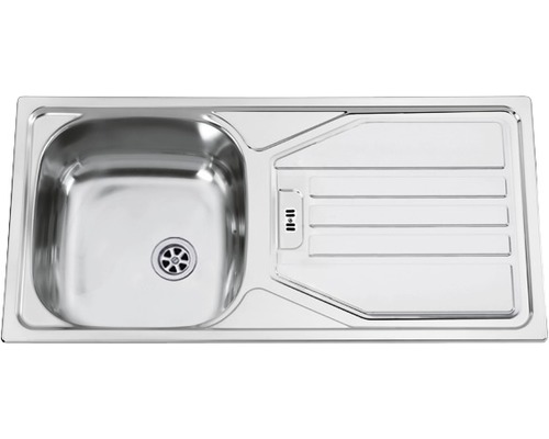 Nerezový drez s odkvapkávacou plochou