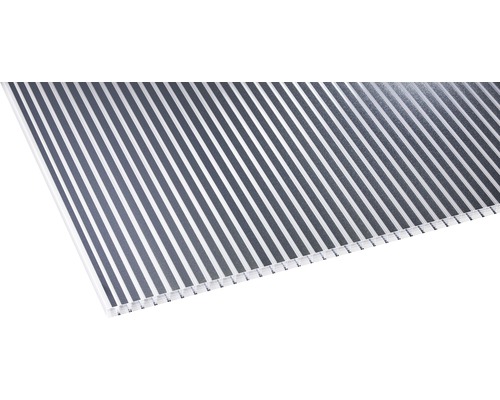 Polykarbonátová doska Guttagliss Zebra 3000 x 980 x 16 mm antracit Komôrková doska na vonkajšie použitie