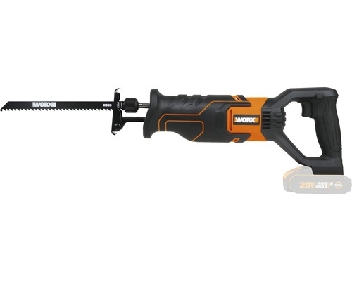 Akumulátorová chvostová píla Worx s pílovým listom