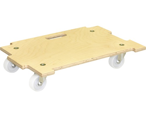Drevená vozíková doska s kolieskami