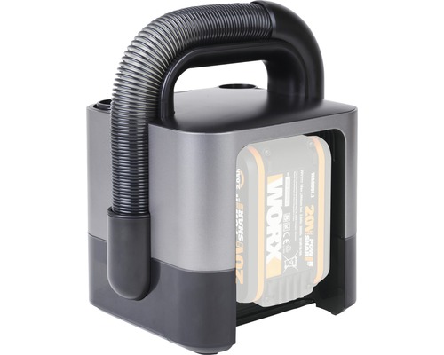 Akumulátorový vysávač s flexibilným predĺžením hadice a rukoväťou