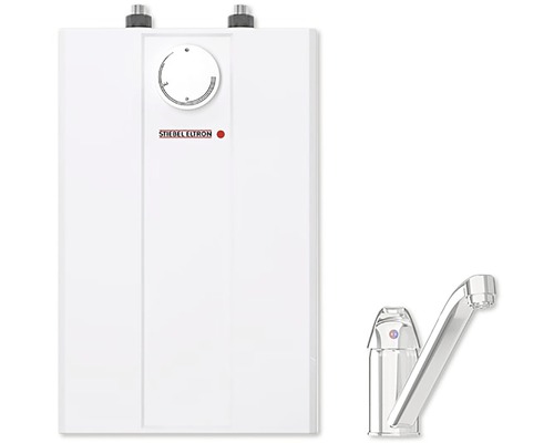 Beztlakový ohrievač Stiebel Eltron ESH 5 U-N Trend s drezovou batériou 201387 Elektronický prietokový ohrievač s batériou na ohrev vody