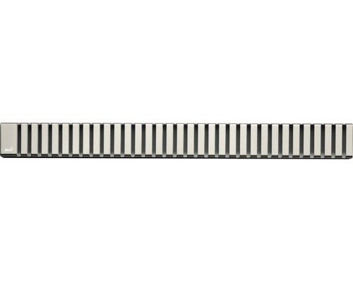 Rošt pre líniový podlahový žľab Alcadrain 75 cm nerez matný zebra LINE-750M