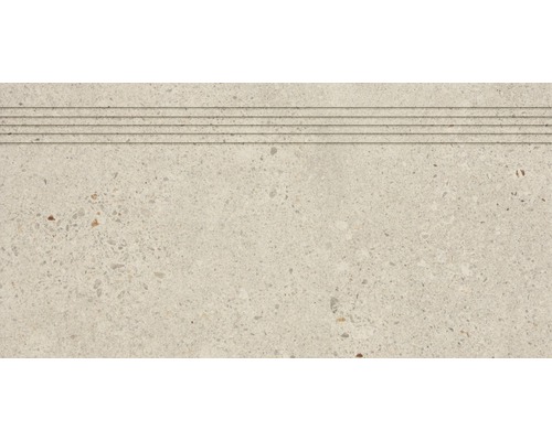 Schodovka imitácia kameňa Grosseto béžová 30x60 cm