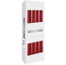 Balenie desiatich červených sviečok