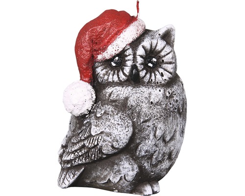 Sova s vianočnou čiapkou