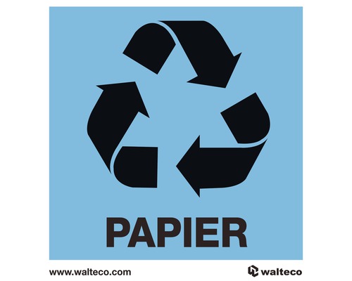 Symbol PAPIER recyklácia