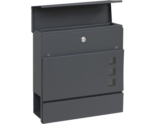 Otvorená poštová schránka s priehradkou na noviny