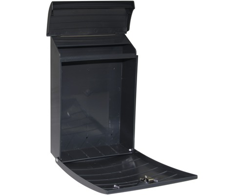 Otvorená poštová schránka na montáž na stenu