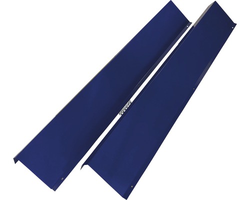 Dva kovové rohy odkvapov