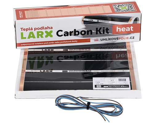 Elektrické podlahové kúrenie LARX Carbon Kit heat 144 W, dĺžka 1,6 m-0