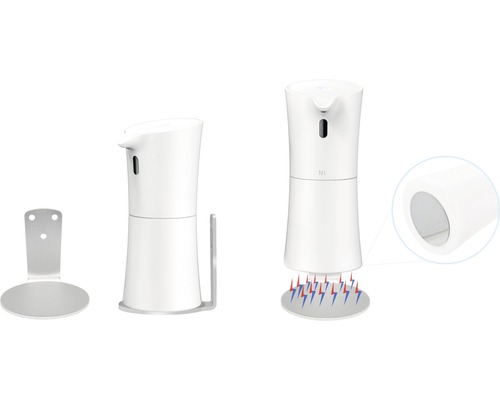 Automatický dávkovač mydla s nástenným držiakom