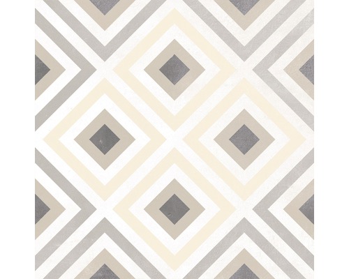 Vzor dlaždíc s geometrickými kosoštvorcami