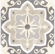 Dekoratívna podlahová dlaždica s kvetinovým vzorom