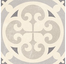 Dekoratívna podlahová dlaždica s ornamentálnym vzorom