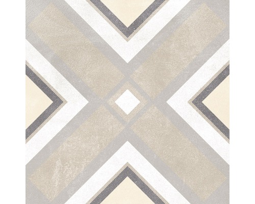 Dekoratívna podlahová dlaždica s geometrickým vzorom