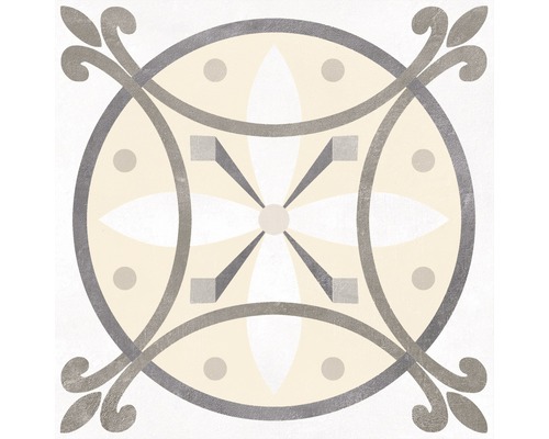 Dlaždica s geometrickým dekorom