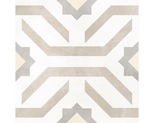 Dekoratívna podlahová dlaždica s geometrickým vzorom