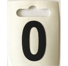 Samolepka číslo "0" fólia 50x65 mm
