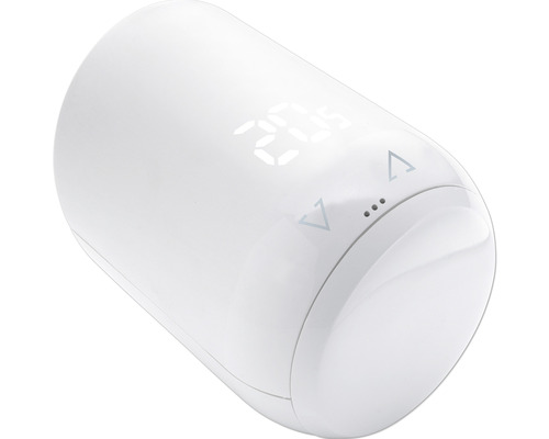 Elektronická termostatická hlavica s digitálnym displejom a ovládacími prvkami