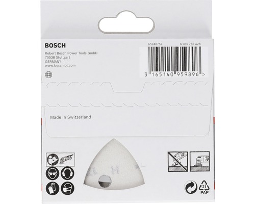 Zadná strana balenia brúsneho listu Bosch