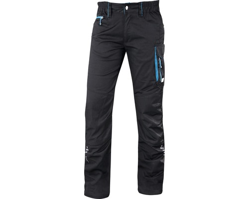 Pracovné nohavice pás Ardon Floret čierno-modré, veľkosť 36