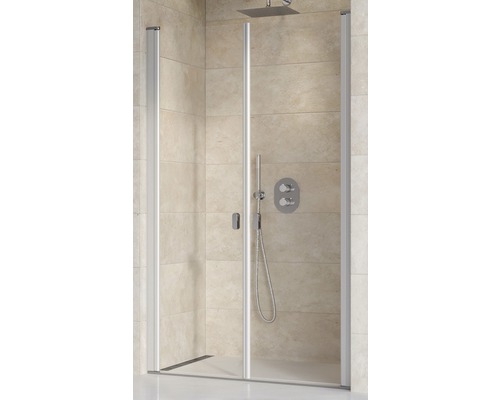 Sprchové dvere RAVAK Chrome CSDL2-100 satin+Transparent 0QVACU0LZ1