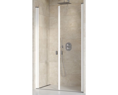 Sprchové dvere RAVAK Chrome CSDL2-110 white+Transparent 0QVDC10LZ1