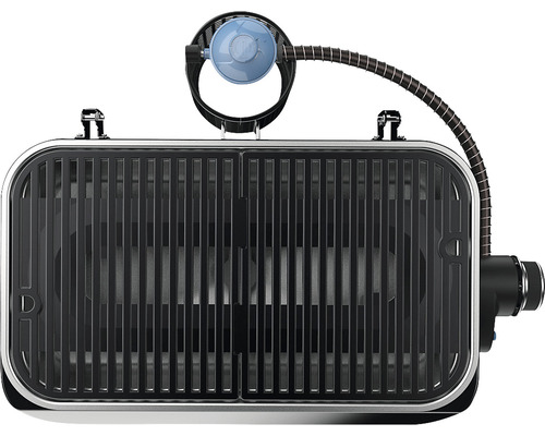 Plynový gril s plynovou fľašou a grilovacím roštom