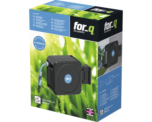 Balenie automatického boxu na hadicu s 12,5 mm hadicou a dĺžkou 20 plus 2 metre